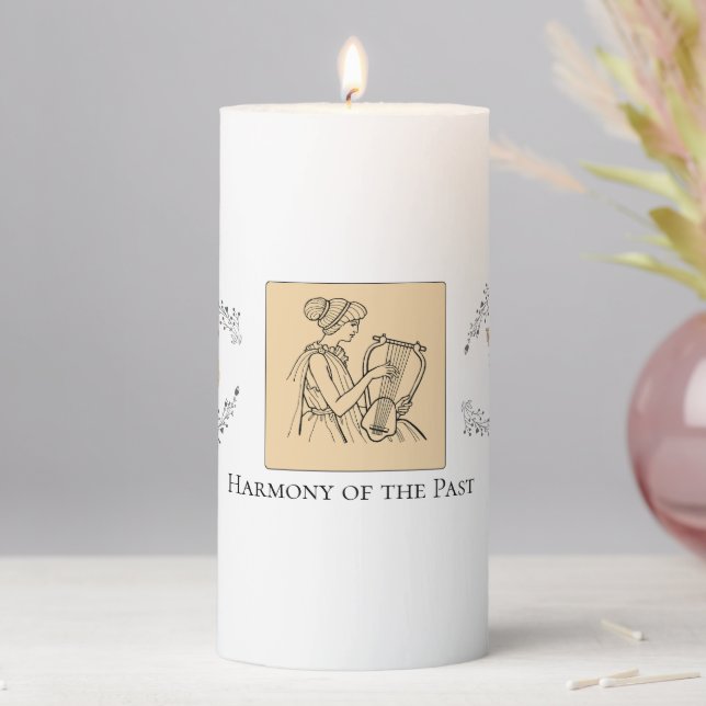 Harmony of the Past Pillar Candle | Ancient Greek  (In Situ)