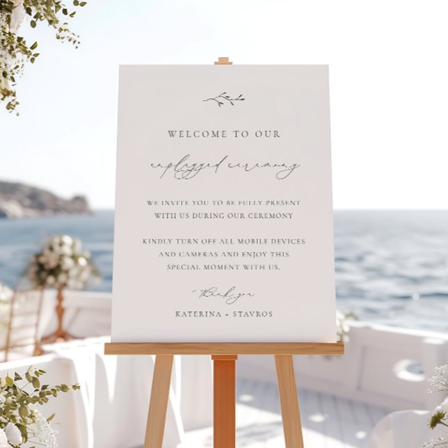 HARMONY Olive Green Unplugged Ceremony Foam Board (Creator Uploaded)