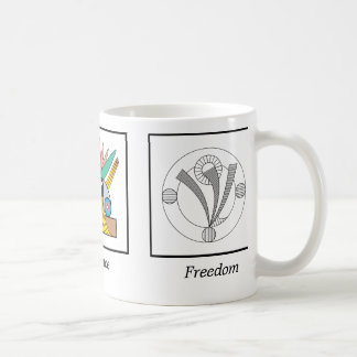 Harmony, Peace & Freedom Coffee Mug