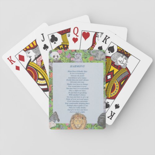 Harmony Poker Cards