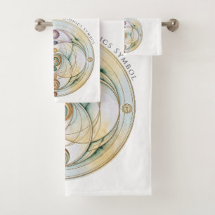 Harmony Radionics Ritual Candle Bath Towel Set