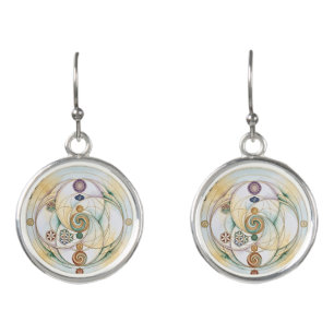 Harmony Radionics Ritual Candle Earrings