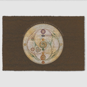Harmony Radionics Ritual Candle Fiber Doormat