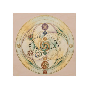 Harmony Radionics Ritual Candle Wood Wall Art