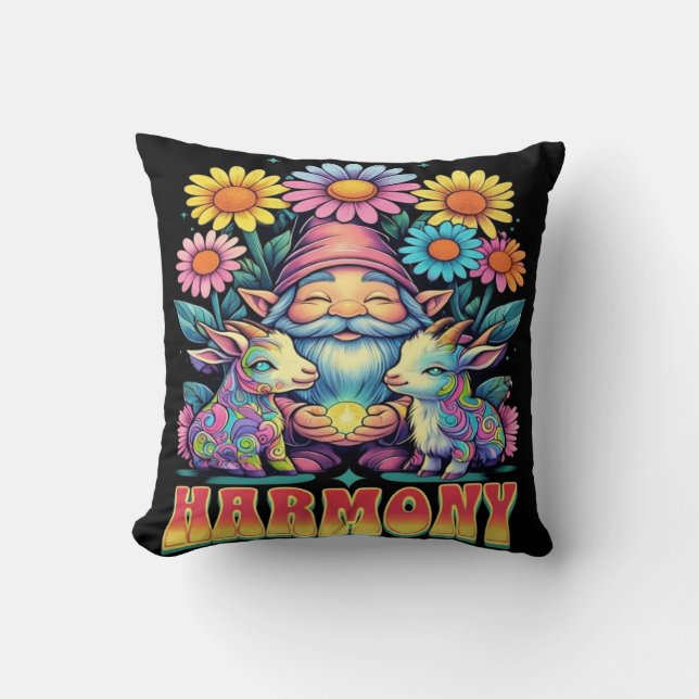 Harmony Throw Pillow (Front)