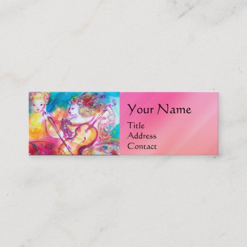 HARMONY TRIO MUSIC SPRING CONCERT Pink Mini Business Card