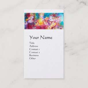 HARMONY TRIO SPRING CONCERT MONOGRAM ,Black Pearl Business Card