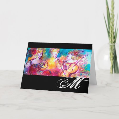 HARMONY TRIO SPRING CONCERT MONOGRAM NOTE CARD