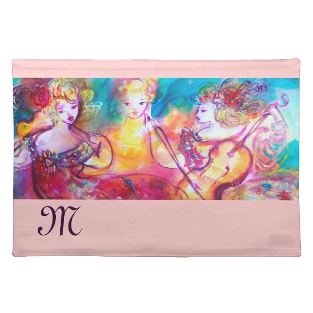 HARMONY TRIO SPRING CONCERT MONOGRAM PLACEMAT (Front)