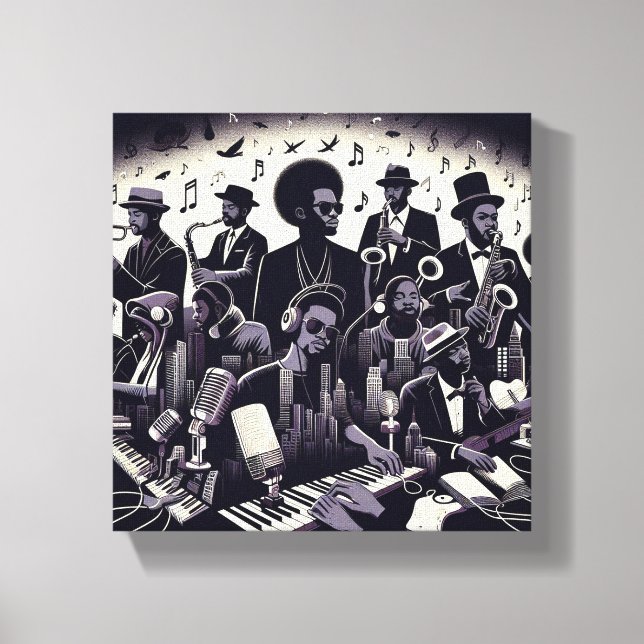 "Harmony Unveiled" Wall Canvas Print (Front)