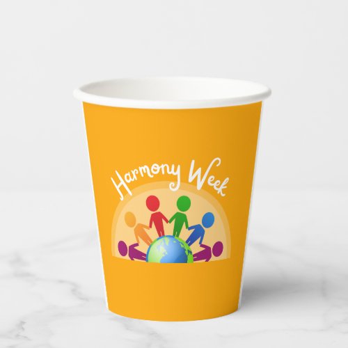 Harmony Week Paper Cups