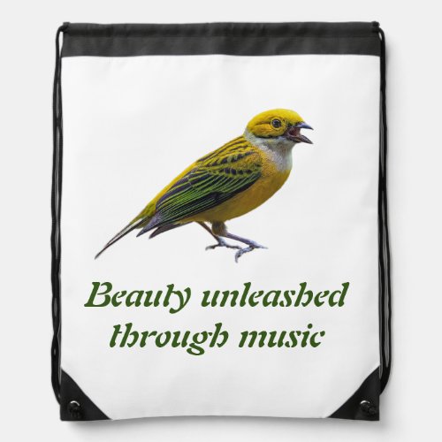 Harmony Wings Drawstring Bag