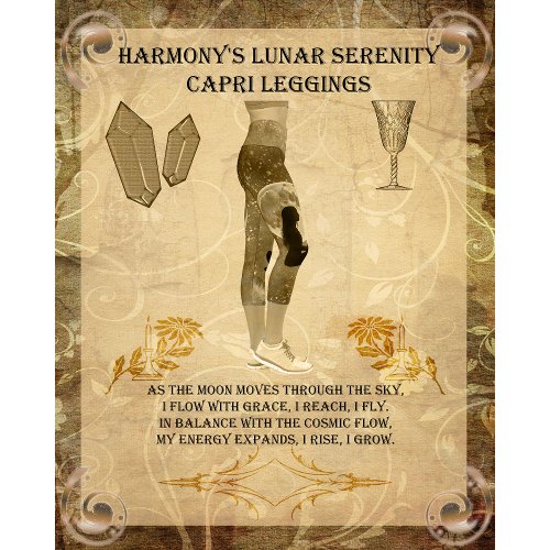 Harmonys Lunar Serenity Capri Leggings