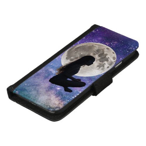 Harmonys Lunar Serenity Daughter of the Mystic iPhone 87 Wallet Case