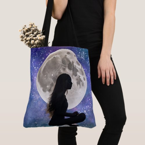 Harmonys Lunar Serenity Daughter of the Mystic Tote Bag