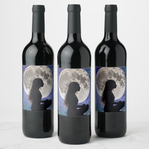 Harmonys Lunar Serenity Daughter of the Mystic Wine Label