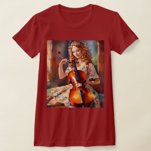 Harmonys Muse The Violinists Serenade T_Shirt