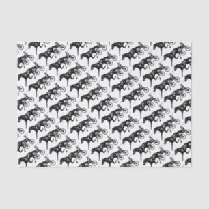 Harness Horse Racing Tissue Paper