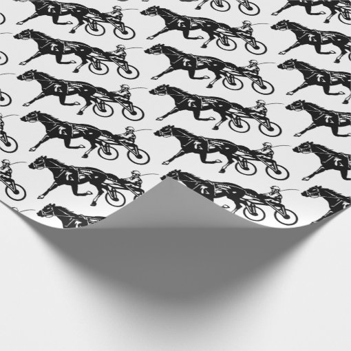 Harness Horse Racing Wrapping Paper | Zazzle