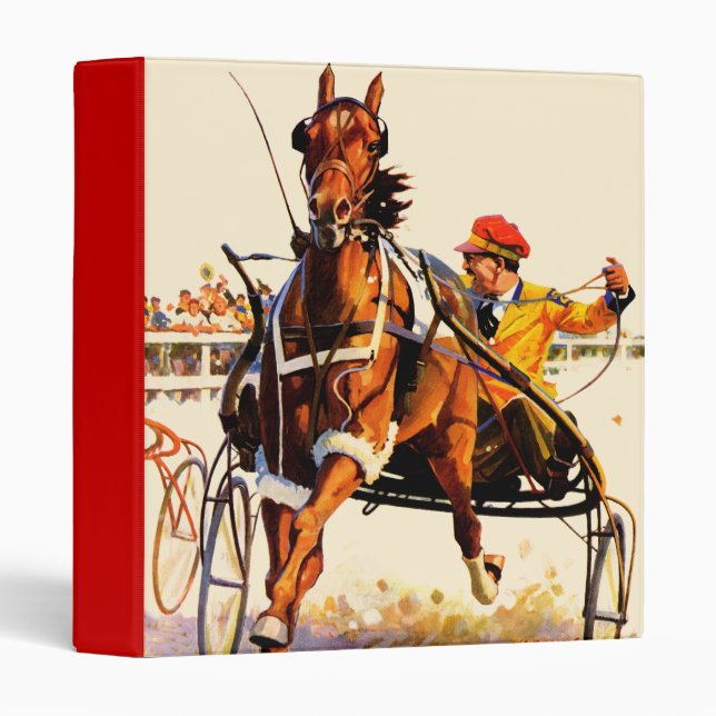 Harness Race 3 Ring Binder (Front/Spine)