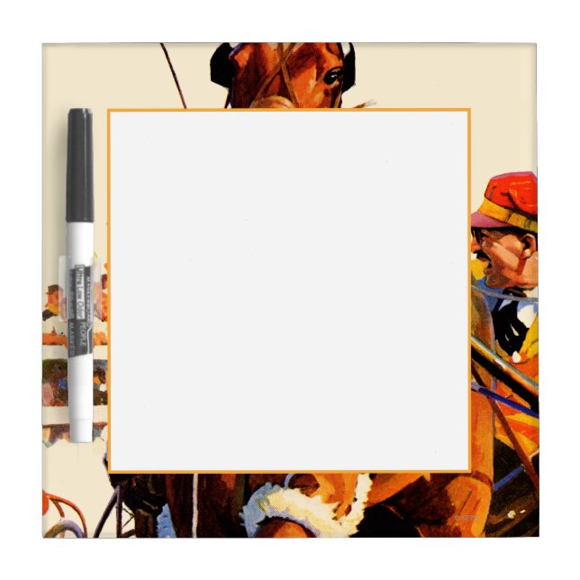 Harness Race Dry Erase Board (Front)