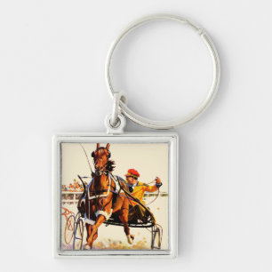 Harness Race Keychain