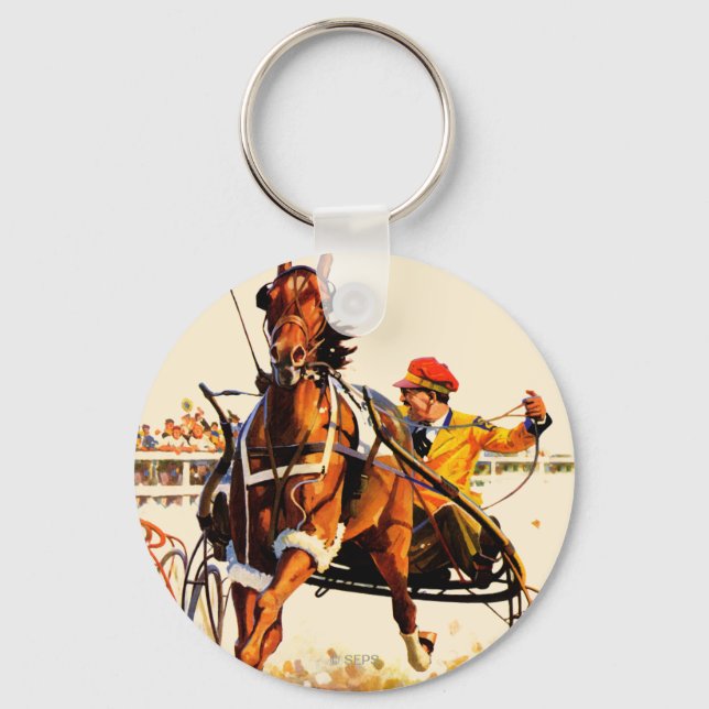 Harness Race Keychain (Front)