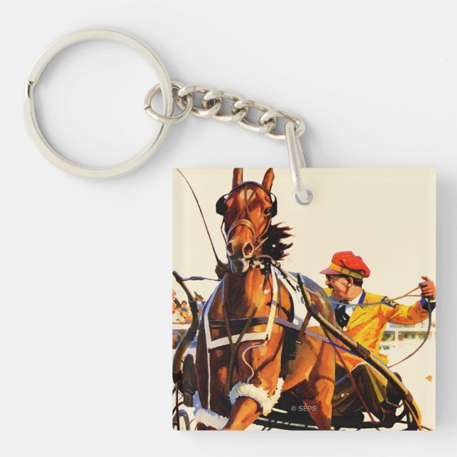 Harness Race Keychain (Front)