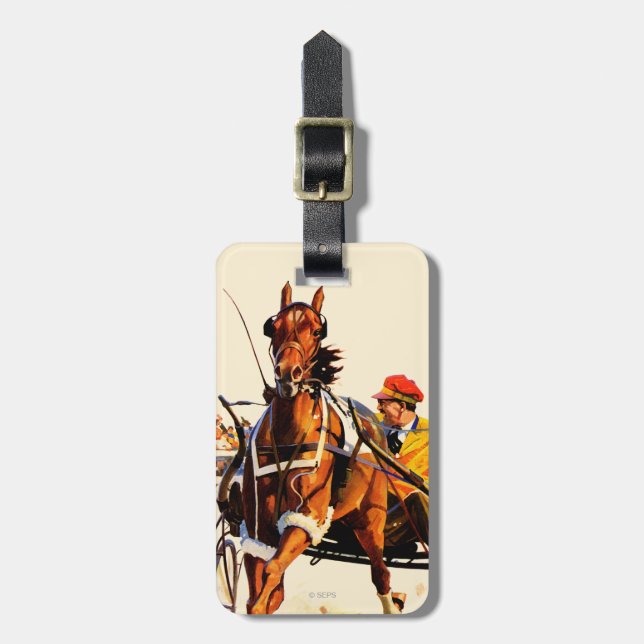 Harness Race Luggage Tag (Front Vertical)