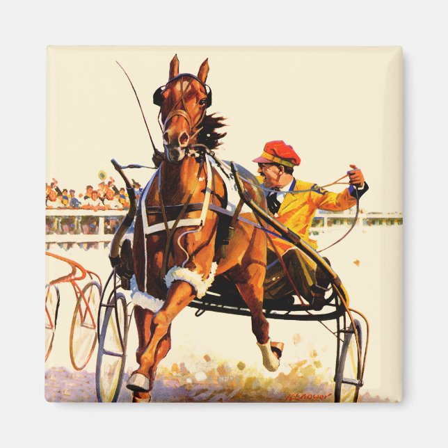 Harness Race Magnet (Front)