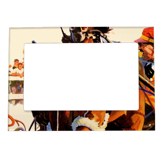 Harness Race Magnetic Photo Frame (Front)