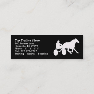 Harness Racing Business Card Template