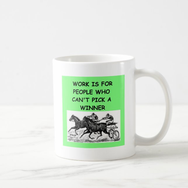 harness racing coffee mug (Right)