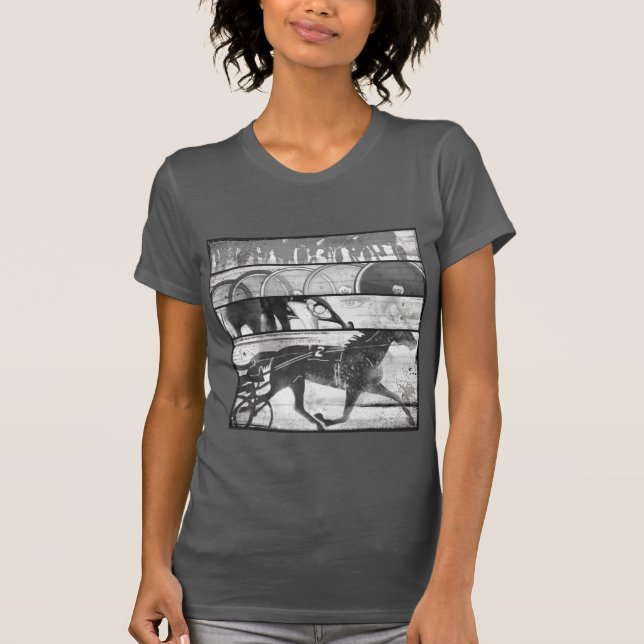 Harness Racing Grunge T-Shirt (Front)