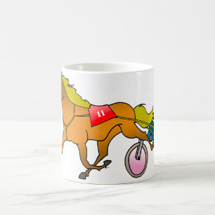 Harness Racing Horse and Driver Coffee Mug