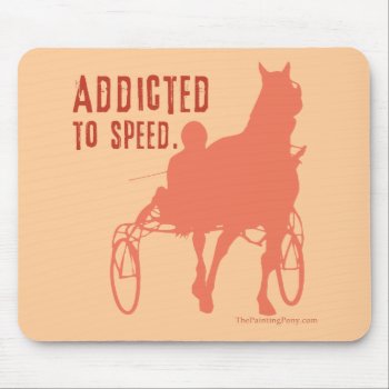 Harness Racing Horse Lover Mouse Pad by PaintingPony at Zazzle