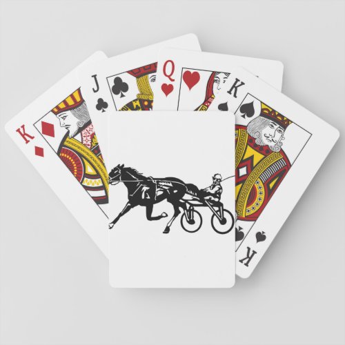 Harness Racing Horse Playing Cards