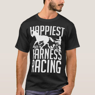 Harness Racing Horse Race Track Racer Trotting Hor T-Shirt