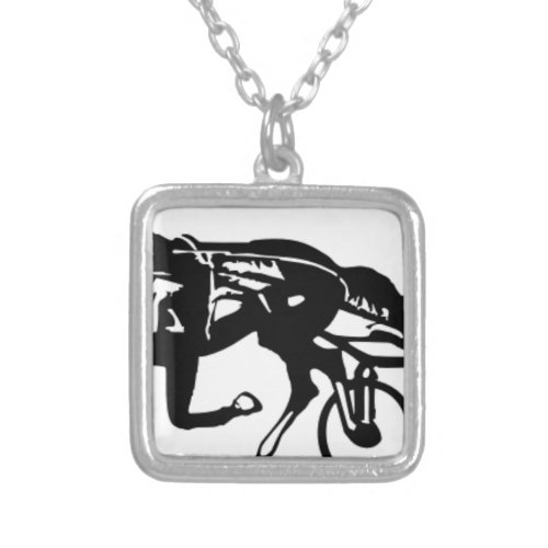 Harness Racing Horse Silver Plated Necklace
