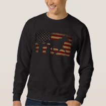 Harness Racing USA Flag Sweatshirt
