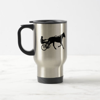 Harness trotting race travel mug