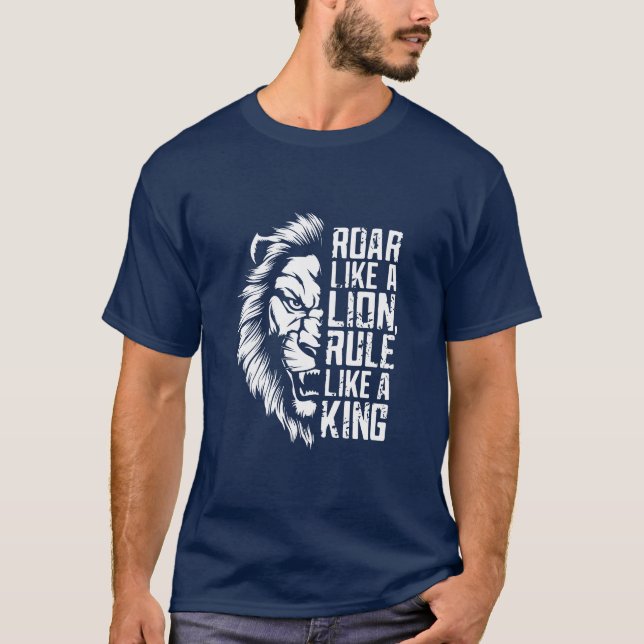 Harnessing the Strength of Lion T-Shirt (Front)