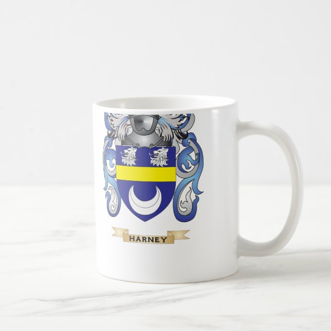 Harney Coat of Arms (Family Crest) Coffee Mug (Right)