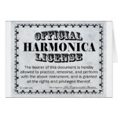 Harnonica License (Front Horizontal)