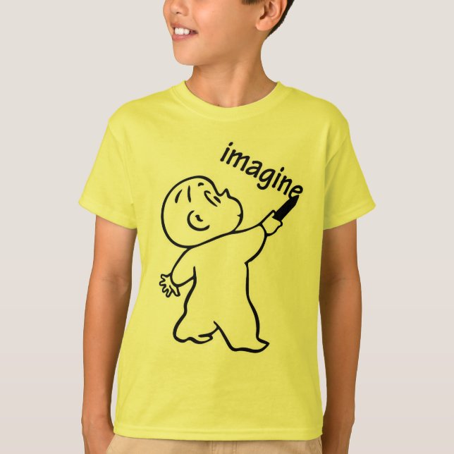 Harold and the Purple Crayon "Imagine" T-Shirt (Front)