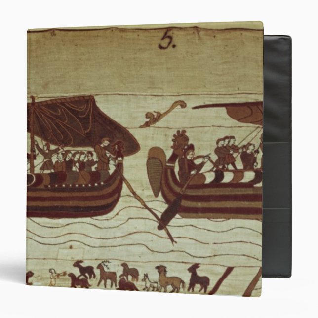 Harold crosses the Channel with sails full of 3 Ring Binder (Front/Inside)