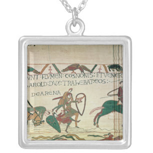Harold Drags Soldiers from the Quicksand Silver Plated Necklace