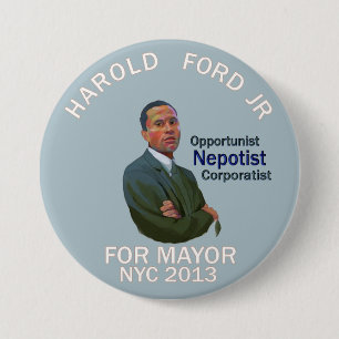 Harold Ford, Jr. for NYC mayor 2013 Pinback Button