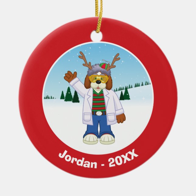 Harold J. "Goober" Hausenfeffer Jr. Ceramic Ornament (Front)