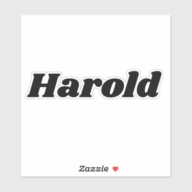 Harold Sticker (Sheet)